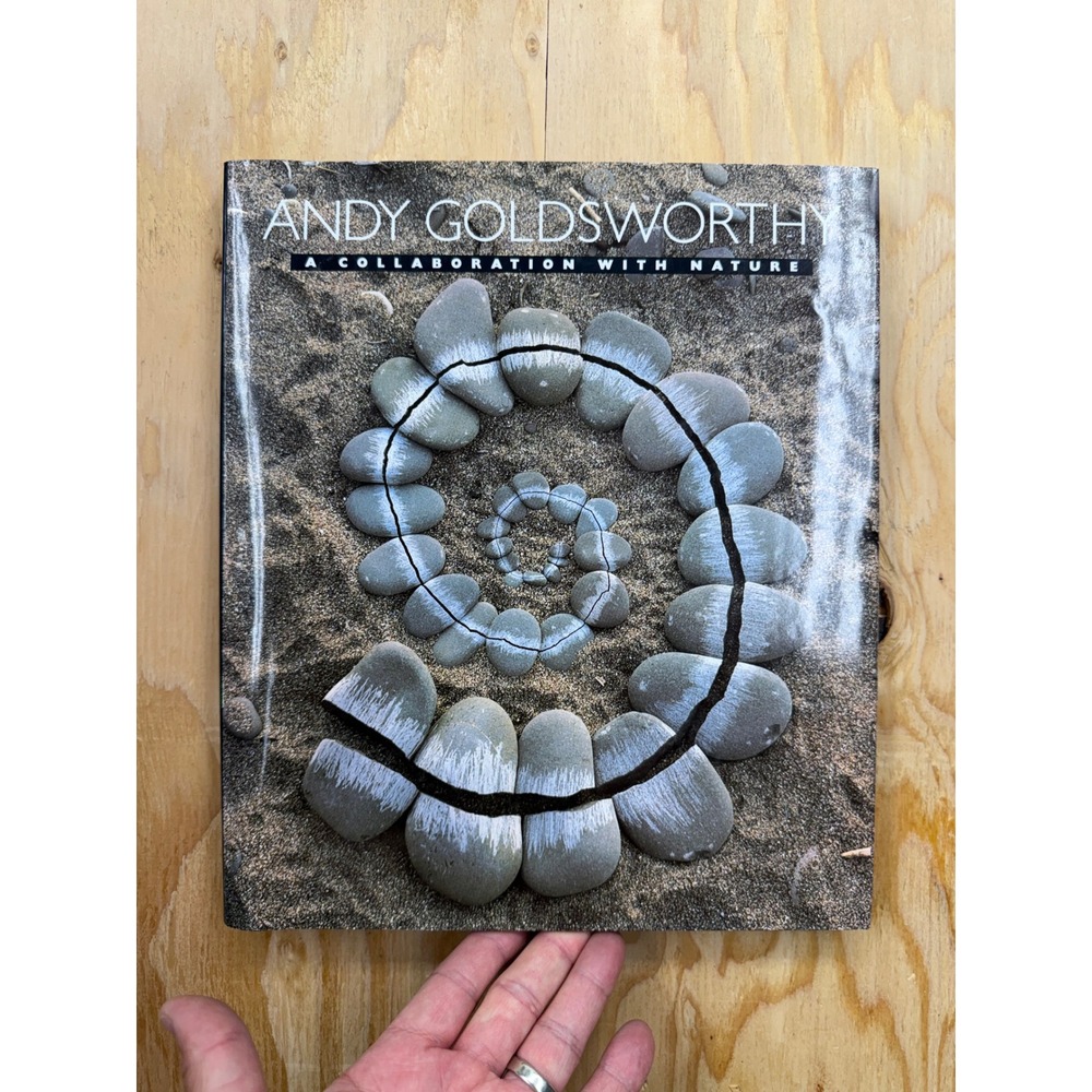 Andy Goldsworthy A Collaboration with Nature Hardcover Art Photography Book